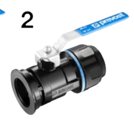 Prevost Air Piping Valve Female - PPS1 RSI