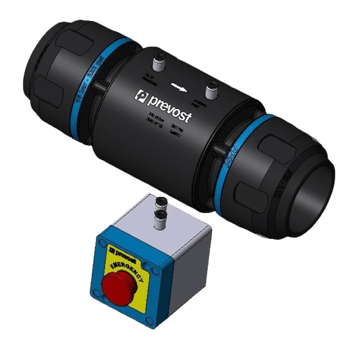 Prevost Pneumatic Safety Valve - PPS1 SKITVP