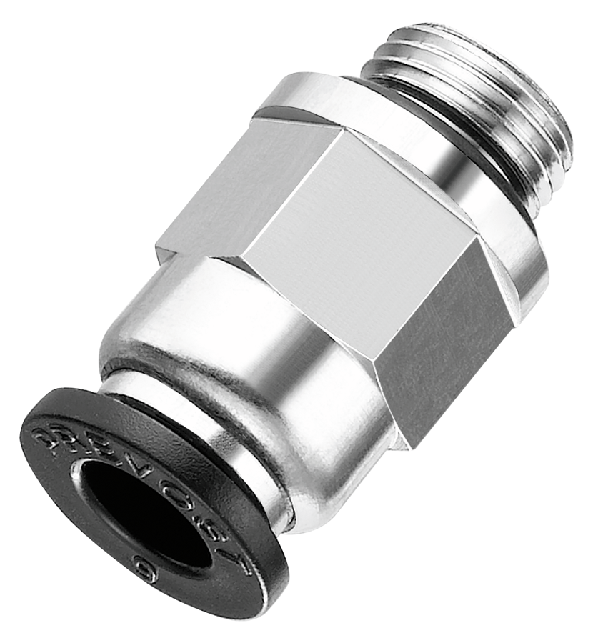 Prevost Male Connector Push-to-Connect Metric/Fractional Tube to Thread - RPD MG