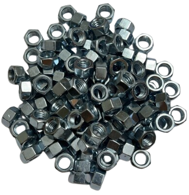 3/8" Hex Nuts (Pack of 100)