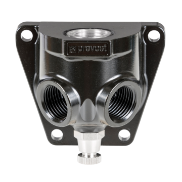 Prevost Outlet Manifold-Inlet NPT female thread = Outlet x 1/2" FNPT