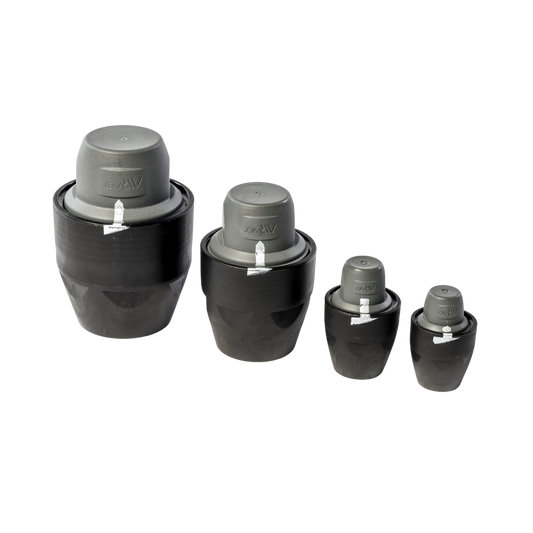 AIRnet End Caps For Compressed Aluminum Pipe Air Systems