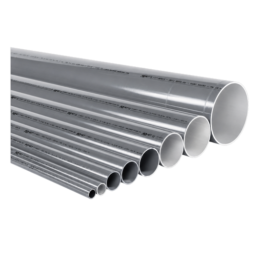 AIRnet Aluminum Grey Pipe for Vacuum Systems