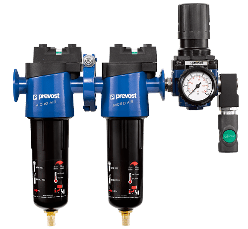 Prevost Combination Micronic - Submirconic Filter Regulator For Painting