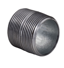 Galvanized Malleable Iron NPT Threaded Close Nipple - GSTF GCN