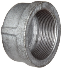 Galvanized Malleable Iron FNPT Threaded Cap - GSTF GCAP