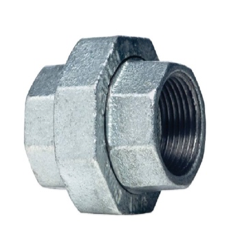 Galvanized Malleable Iron NPT Threaded Union - GSTF GUN