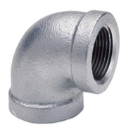 Galvanized Malleable Iron Equal Female NPT Threaded 90 Elbow Fitting For Pipe - GSTF G9C
