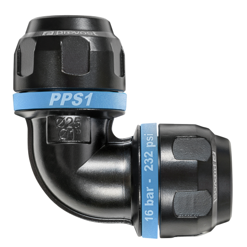 Prevost 90 Degree PPS1 Connection For Blue Aluminum Air Pipe