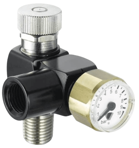 Prevost Bi Directional Fitting with Regulator For Compressed Air systems