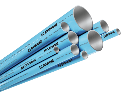 Prevost Aluminum Blue Pipe For Compressed Air - PPS BTU