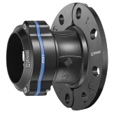 Prevost PPS1 UF Straight Aluminum Fitting with Flange Air Piping