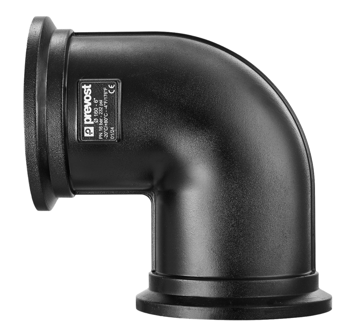 Prevost 90° Aluminum Equal Female Elbow Fitting CC - PPS1 9CCC (CC Concept)