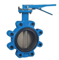 Pratt Lug Butterfly Valve SS Disc EPDM Seal Lever Handle - VALVE BFV