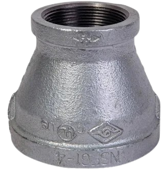 Galvanized Malleable Iron NPT Threaded Bell Reducer - GSTF GBR