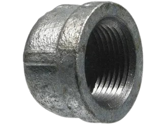 Galvanized Malleable Iron FNPT Threaded Cap - GSTF GCAP